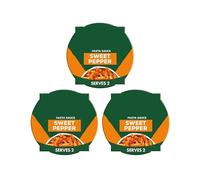 Sweet Pepper Pasta Sauce with Tomatoes, Red and Yellow Peppers, 150g, Serves 2, Suitable for Vegetarians,Pack Of 3