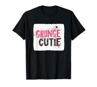 Sweet Pink Grunge Cutie Graphic T-Shirt