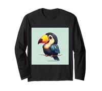 Sweet, Playful, Overly Cute Chibi Style Cute Toucan Long Sleeve T-Shirt