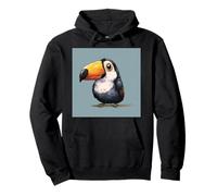 sweet, playful, overly cute Chibi style cute toucan Pullover Hoodie