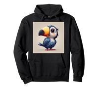 sweet, playful, overly cute Chibi style cute toucan Pullover Hoodie