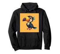 sweet, playful, overly cute Chibi style cute toucan Pullover Hoodie