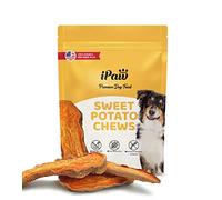 Sweet Potato Chews for Dogs - A Single Ingredient Dog Snack for Vegetarians, 100% Natural Food Grade, Ideal as Puppy Chews