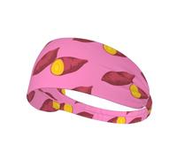 Sweet Potato Pattern,Sports Sweatband for Unisex Multi Headband Elastic Exercise Hairband