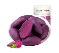 Sweet potato Purple Potato 108g/bag,healthy nutritious satiety breakfast,Whole grains and grains,Full meal,sweet potato dried melon,delicious special snacks,dried fruit (Purple Sweet Potato,1bag)