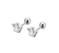 Sweet Princess Crown Stud Earrings For Women Wedding Party