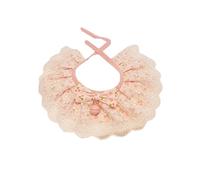 Sweet Print Kitten Collar Lace Scarf Adjustable Cat Necklace with Small-bell Puppy Collar Cat Accessories Pet Supplies