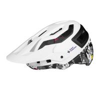 Sweet Protection - Bushwhacker 2Vi MIPS Block Party Helmet - Bike helmet size 59-61 cm - L/XL, white