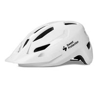 Sweet Protection Ripper Mountain Bike Helmet - Comfortable MTB Helmet with STACC Airflow Evolve Safety, 360 Occigrip Fit System & Break-Away Visor - One Size 53-61 cm, Matte White
