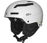 Sweet Protection Trooper 2Vi MIPS Snowboarding and Ski Helmet - Advanced Protective Gear for Freeriding with Adjustable Ventilation, Gloss White, Medium/Large