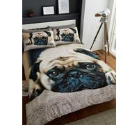 Sweet Pug King Size Duvet Cover And Pillowcase Set