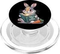Sweet rabbits reads: How to Train Your Humans, Perfect Humor PopSockets PopGrip for MagSafe