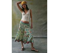 Sweet Reaction Pull-On Wide-Leg Crop Pants at Free People in Cookie Butter Combo, Size: Medium - female
