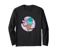 Sweet Refreshment Soft Ice Cream Long Sleeve T-Shirt