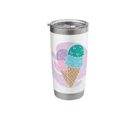 Sweet Refreshment Soft Ice Cream Stainless Steel Insulated Tumbler