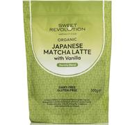Sweet Revolution Organic Japanese Matcha Latte with Vanilla Barista Blend (2 x 500g) Catering Pack. Gluten Free, Dairy Free, Refined Sugar-Free.