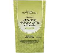 Sweet Revolution Organic Matcha Latte with Vanilla Barista Blend (3 x 250g) Catering Pack. Gluten Free, Dairy Free, Refined Sugar-Free.