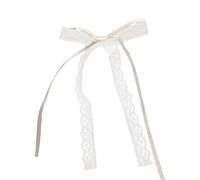 Sweet Ribbon Bowknot Hairclip for Girl Lace Hair Bows Barrettes Spring Hair Clip Women Elegant Hair Styling Decors