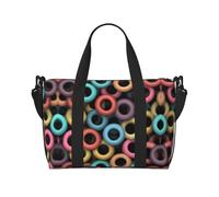 Sweet ring Printed Tote Gym Bag Crossbody Weekend Travel Bag Suitable For Business Trips