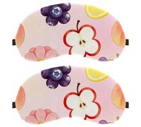 Sweet Ripe Avocado Anti-Mite Breathable Fabric Eye Cover with Adjustable Hook-and-Loop Strap