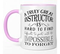 Sweet & Salty Instructor Gifts - A Truly Great Instructor Is Hard to Find Coffee Mug, Best Thank You Appreciation Present for Professor, Fitness Driving Retirement Cup Men Women - 11oz White