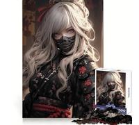 Sweet Samurai Assassin 1000 Piece Jigsaw Puzzles for Adults Jigsaw Mental Toy Soothing Fun Premium Cut Birthday Gift (38x52cm)