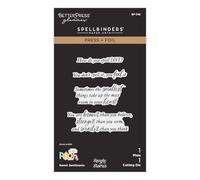 Sweet Sentiments Press + Foil Plate & Die Set with Simple Stories