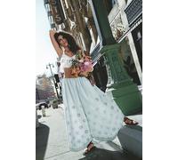 Sweet Serenade Pull-On Wide-Leg Pants at Free People in Mermaids Tail, Size: US 14 - female
