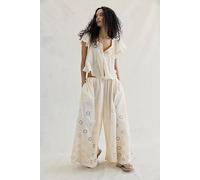 Sweet Serenade Pull-On Wide-Leg Pants at Free People in Sandshore, Size: US 4 - female