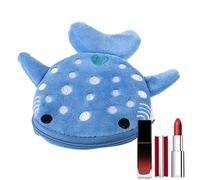 Sweet Shark Money Exchange Storage Headphones Sweet Bordery-Sample Kids Money with Zipper, and Money Change for Child with Zipper, Cartoon pair, azul, Consulte la descripción, See description