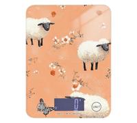 Sweet Sheep Peach LCD Display Small Food Scales for Kitchen 11lb/0.18oz, 5kg/5g Digital Small Scale with 4 Unit for Roasting Espresso Dieting (Batteries not Included)