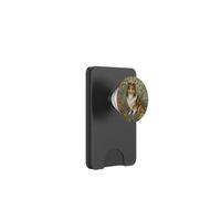 Sweet Shetland Sheepdog Vintage William Morris Floral PopSockets PopWallet for MagSafe