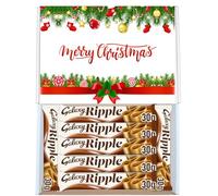 Sweet Shoppe Christmas Ripple Chocolate Hamper Sweet Box | Merry Christmas Galaxy Ripple Hamper | Letterbox Friendly | For Her - Him | Galaxy Chocolate Lover