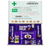 Sweet Shoppe Get Well Soon Chocolate Hamper | Letterbox Friendly | Prescription Chocolate Gift Box | Filled with Dairy Milk Selection | Recovery Gift for Her & Him