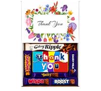 Sweet Shoppe Thank You Chocolate Hamper Gift - Letterbox Friendly Chocolate Box, Appreciation Present for Staff, Colleagues - Friends