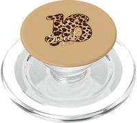 Sweet Sixteen 16 Birthday Leopard Print Pattern PopSockets PopGrip for MagSafe