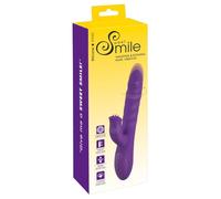 Sweet Smile Impact Vibrator with Clitoral Stimulator-05973680000 Purple One Size