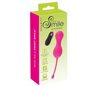 SMILE Love Balls - Rechargeable Pink Vibrating Egg with Remote Control
