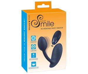 Sweet Smile Women RC Bendable Panty Vibrator Blue 0.9/3.0 cm