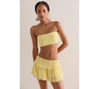 Sweet Something Bloomer Skort by Intimately at Free People in Summer Lemonade, Size: Medium - female