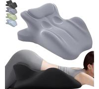 Sweet Spot Pillow, 27° Couples Pillow Ergonomic Wedge for Intimacy, Memory Foam Support Pillows for Lower Back, Hips & Neck for Couples, Adults, For All Postures (Gray)