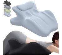 Sweet Spot Pillow, 27° Couples Pillow Ergonomic Wedge for Intimacy, Memory Foam Support Pillows for Lower Back, Hips & Neck for Couples, Adults, For All Postures (Blue)