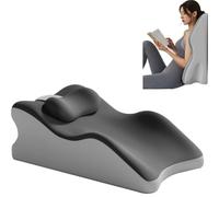 Sweet Spot Pillow,Memory Foam Wedge Pillow for Stomach Sleeping & Reading, Ergonomic Prone Pillow for Neck and Back Pain Relief, Contoured Body Support Cushion with Removable Cover for Bed, Sofa
