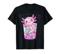 Sweet & Squishy Kawaii Axolotl Boba Tea Japanese A T-Shirt