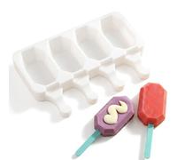 Sweet Stamp Mini Diamond Silicone Moulds with Popsicle Sticks - Creative Cake Pop Mould for Cake Popsicles, Chocolate & Ice Cream - Non-Stick, Reusable Baking Tool