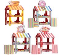 Sweet stand Shop Display Stand Cake Dessert Birthday Party Sweets popcorn hotdog Treats Partyware (Combo)