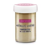 Sweet Sticks Edible Metallic Lustre Dust 4g Champagne Gold