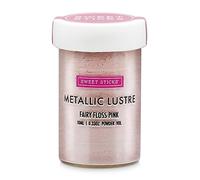 Sweet Sticks Edible Metallic Lustre Dust 4g Fairy Floss Pink