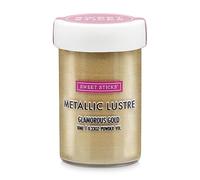 Sweet Sticks Edible Metallic Lustre Dust 4g Glamorous Gold