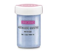 Sweet Sticks Edible Metallic Lustre Dust 4g Winter Blue